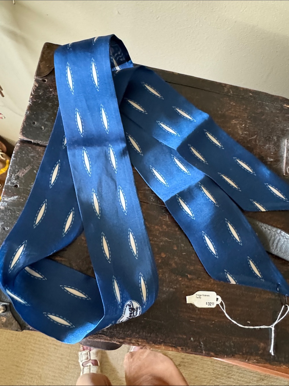 NWT Fringe Scarves- silk Twilly